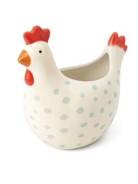 Target Bullseye Novelty Ceramics Chicken Crock🌸